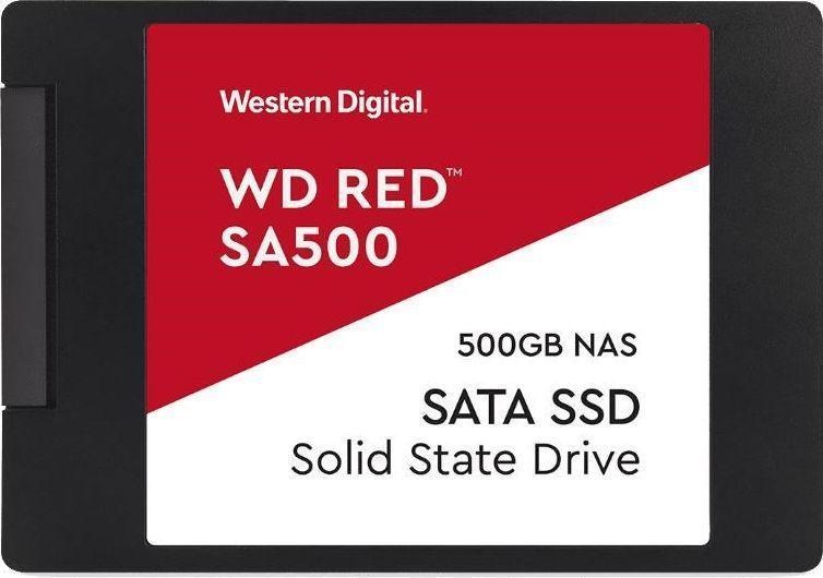 WD Red SA500 NAS SATA SSD WDS500G1R0A - SSD - 500GB - intern - 2.5" (6,4 cm) - SATA 6Gb/s (WDS500G1R0A)