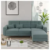 VitaliSpa Ecksofa York Webstoff