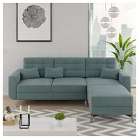 VitaliSpa Ecksofa York Webstoff