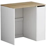 Vicco Waschmaschinenschrank Viktor Weiß 94 x 89 cm mit 3 Fächer