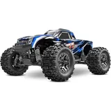 Traxxas Stampede 4x4 VXL HD Blau 1/10 RTR Brushless Monster-Truck Ohne Akku Und Ladegerät, Clipless