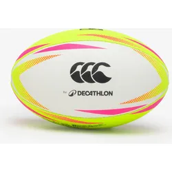 Rugby Ball Touch Rugby Grösse 4 - DECATHLON | Canterbury neongelb/neonpink 4