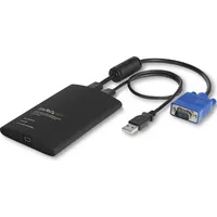 Startech KVM Console to Laptop USB 2.0 Portable Crash Cart Adapter with File Transfer & Video Capture (NOTECONS02)