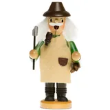 SIKORA RM-C Räuchermännchen aus Holz Verschiedene Motive Größe:Höhe ca. 13.5 cm, Farbe/Modell:C09 grün - Förster,