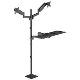 My Wall Mobiler Sitz-/Steh-PC-Arbeitsplatz