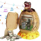 KBIBCK Spardose für Kinder, Spardose Kinder Sparschwein im Dino-Look, Große Sparbüchse Money Bank Piggy Bank, Cartoon Dinosaurier Sparschwein Kinder Geburtstagsgeschenk