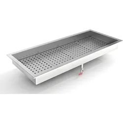 Chefgastro Crash-Eis Behälter Einbau 4/1 GN BxTxH 1362x590x170mm