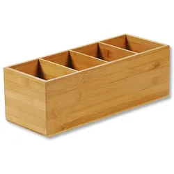 KESPER Besteckkasten, Bambus, FSC 35x14x12cm, natur