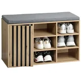 KESPER Schuhschrank 76 x 48 x 29,5 cm braun / braun