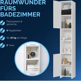 CASARIA Badmöbel-Set Neapel 3-tlg. Weiß