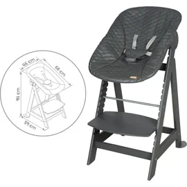 roba Born Up anthrazit inkl. Sitzpolster graphite gesteppt