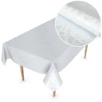 ANRO Wachstuchtischdecke Wachstuch Tischdecke abwaschbar Wachstischdecke Plastik-Tischdecken Glatt 200x140cm