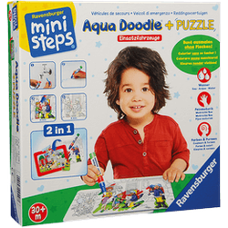 Einsatzfahrzeuge - Aqua Doodle + Puzzle - ministeps