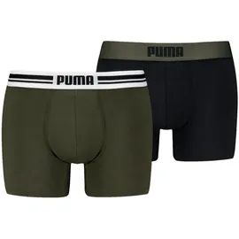 Puma Everyday Placed Logo Boxershorts Grün XL 2er Pack
