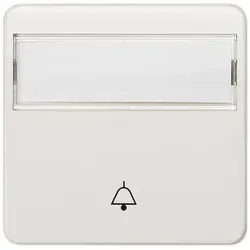 Siemens 5TG7804 DELTA profil Wippe mit Fenster und Symbol Glocke, titanweiß