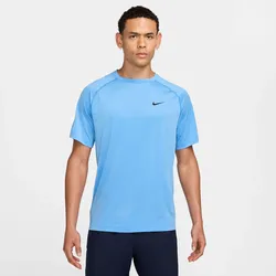 Nike N DriFit READY SS Herren Fitness-Kurzarmshirt hellblau - M