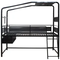 X Rocker Midsleeper Contra Gaming-Bett mit TV-Halterung für Kinder