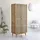 Tikamoon Schrank Pinienholz/Rattangeflecht 200 cm beige