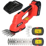 Yato Gras- und Heckenschere 18V 10 cm inkl. 1 x 2,0 Ah + Ladegerät