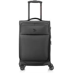 Pack Easy GoUp 4 Rollen Kabinentrolley S 53 cm mit Dehnfalte  schwarz