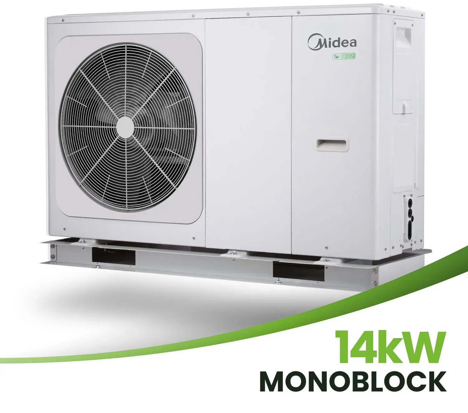 Midea 14 kW Monoblock Wärmepumpe MHC-V14W/D2RN8-BER90 Energieklasse A++