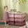 Homcom Schubladenschrank Kunststoff 75 x 37 x 56,5 cm Rosa