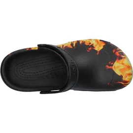 Crocs Schuhe Bistro Graphic, 204044001 - Schwarz/Gelb - 38