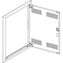 ABN GBRU25TL Blendrahmen + Tür mit Lüftungsschlitz2x5 für UP-Feldverteiler 2x5-reihig
