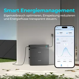 sunshare Glory All-in-One Balkonkraftwerk 1200 W inkl. 2 – 4 kWh Speicher