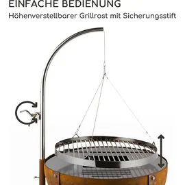 Blumfeldt Feuerschale Fire Globe Ø 120 cm Braun