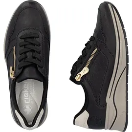 Rieker Keilsneaker Damen goldfarben/schwarz 41