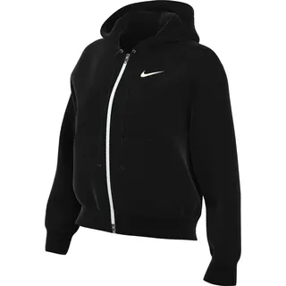 Nike Damen Phnx Fleece Std Full Zip HDY Jacke, Black/Sail, XS