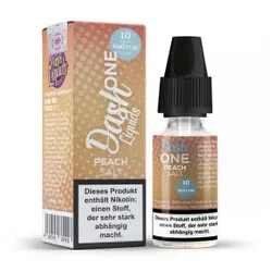Peach NicSalt Liquid by Dash Liquids 10ml / 10mg
