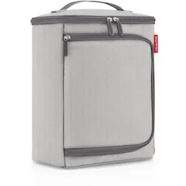 Reisenthel coolerbox herringbone grey 23 x 30 x 14 cm