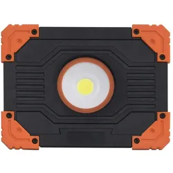 vidaXL LED-Strahler Tragbar ABS 10W Kaltweiß