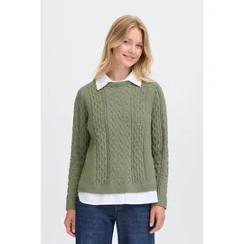 Oxmo Strickpullover Grün XL