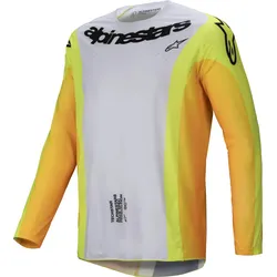 Alpinestars Techstar Melt Motorcross trui, zwart-geel, XL Voorman