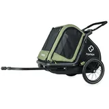 Hamax Fahrradhundeanhänger Pluto M Hundeanhänger inkl. Gratis Hundehandtuch bunt