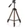 Nedis Stativ - Maximale Belastbarkeit: 2.0 kg - Min. arbeitshöhe: 40.5 cm - Max. Arbeitshöhe: 128.0 cm - 4 Segmente - Pfanne - Tragetasche enthalten - ABS/Aluminium - Bronze/Schwarz
