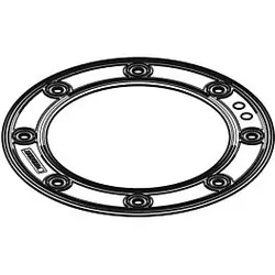Geberit Flanschdichtung Pluvia Dachw-Einl. 242610001 14 L mit Flansch für Kunststoff-Folien