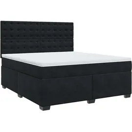 vidaXL Boxspringbett 180 x 200 cm Schwarz