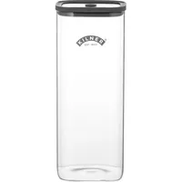 Kilner Vorratsbehälter 3,5l quad Glas, Vorratsbehälter, Transparent, Grau