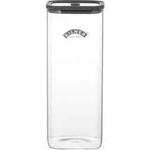 Kilner Vorratsbehälter 3,5l quad Glas, Vorratsbehälter, Transparent, Grau