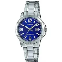 Casio Ltpv004d2b Uhr Silver Grey / Silver Grey / Blue One Size
