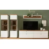 MCA Furniture MCA Wohnwand Matadi Lack Weiß