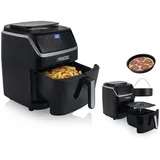 Princess 01.182080.01.001 Airfryer mit Dampffunktion mit Brotbackform und Pizzapfanne