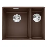 Blanco Subline 340/160-F cafe + Handbetätigung + InFino