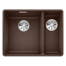 Blanco Subline 340/160-F cafe + Handbetätigung + InFino