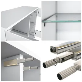 Vladon Kommode, Grau, Holzwerkstoff, 92.5x75.5x35 cm, Wohnzimmer, Kommoden & Sideboards, Kommoden