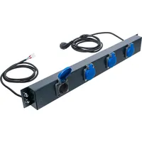 BGS Netzversorgungsleiste 4-fach, für Schrankwand-System